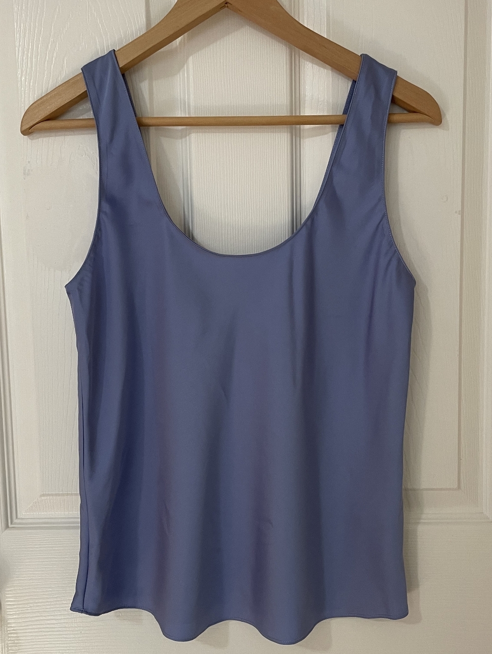 Abercrombie & Fitch Satin Periwinkle Tank Top Size XS